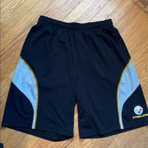 🌟NFL Team Apparel Steelers Mens Shorts L 🌟